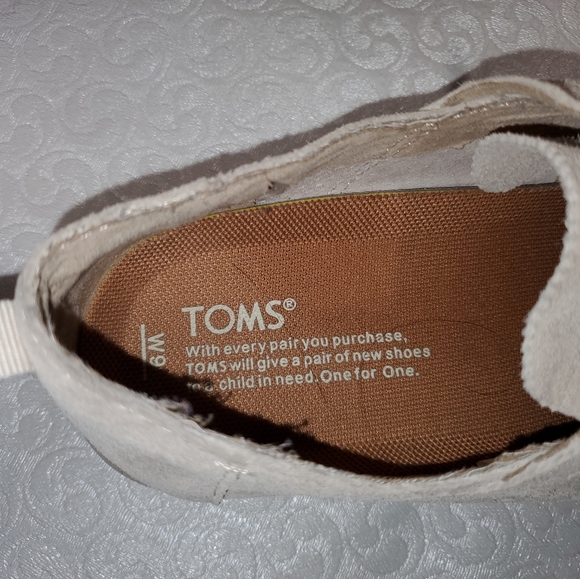 Ladies TOMS Del Rey Suede Snickers - Picture 4 of 9